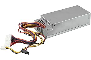 Emiif Small Chassis Power Supply 220W with Alloy Shell for DPS-220UB-A CPB09-D220R PS-5221-06 PS-5221-9, 200mm x 90mm x 50mm,