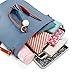 Oct17 Fashion Tassel buckets Tote Handbag, Women Messenger Hobos Shoulder Bags, Crossbody Satchel Bag - Blue