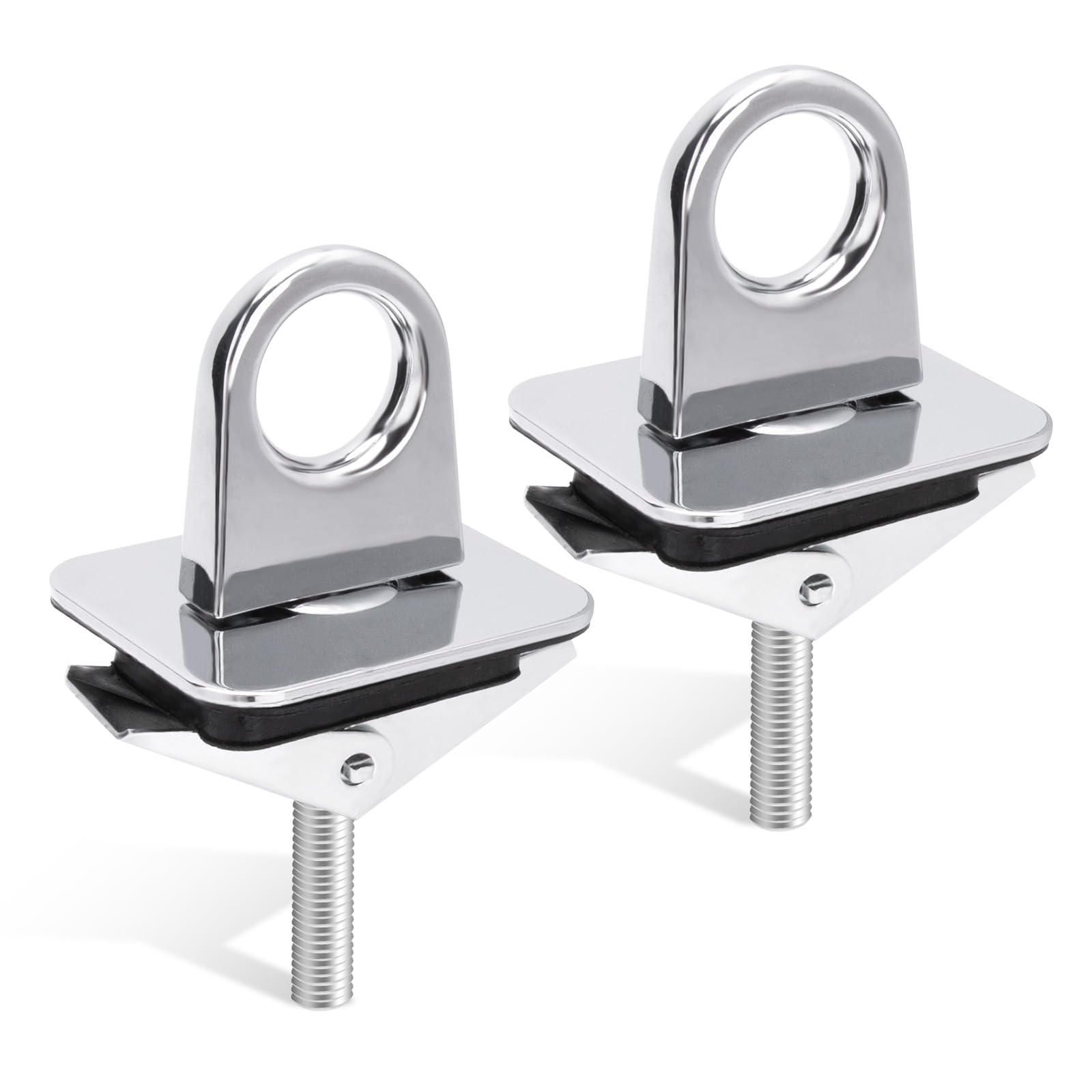 Photo 1 of 05649/5648 Universal Stake Pocket Anchor Points for Pickup Trucks 2-Pack Chrome Plated