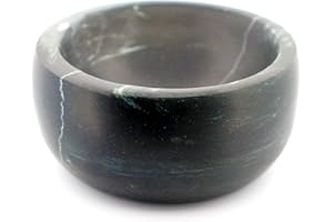 URBAN SOMBRERO ShayVe Shaving Bowl for Shaving Soap & Cream — Marble Shave Bowl For Shaving Soap & Cream — Exquisite Heat Insulated Wet Shaving Kit Addition (Brown)