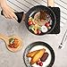 VEIKERY Oven Pot Holder with Pocket Cotton Heat Resistant Coaster Potholder Kitchen Hot Pad Oven Mitts for Cooking Square 7