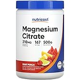 Nutricost Magnesium Citrate Powder (Fruit Punch, 500 Gram)