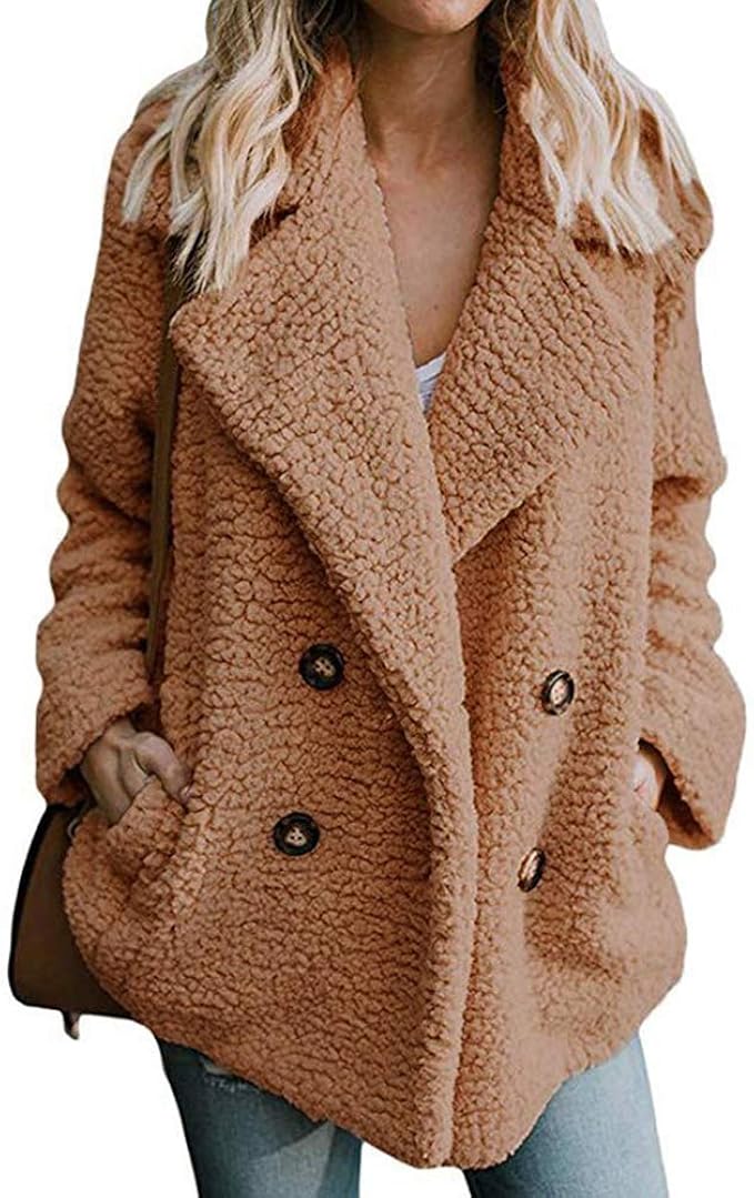 fluffy teddy bear jacket