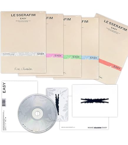 Amazon.com: Dreamus LE SSERAFIM - 3rd Mini Album EASY Compact