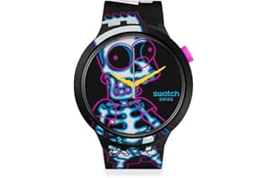 Swatch Casual Watch Simpsons Haloween Unisex Black Quartz Aye CARUMBOO