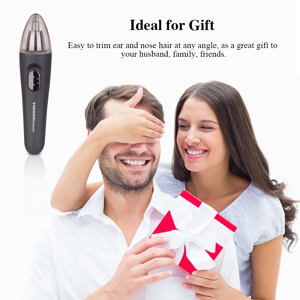 TOUCHBeauty Men\'s Nose Ear Trimmer Hair Personal Groomer with Light AS-0959