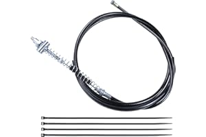 HOOUP 68'' Mini Bike Drum Brake Cable for Baja Warrior Mb165 Mb200 Yerf-Dog Coleman CT200U BT200X CT200u-ex Massimo MB200 Hensim Motorsports Predator 212cc Engine Mini Bike