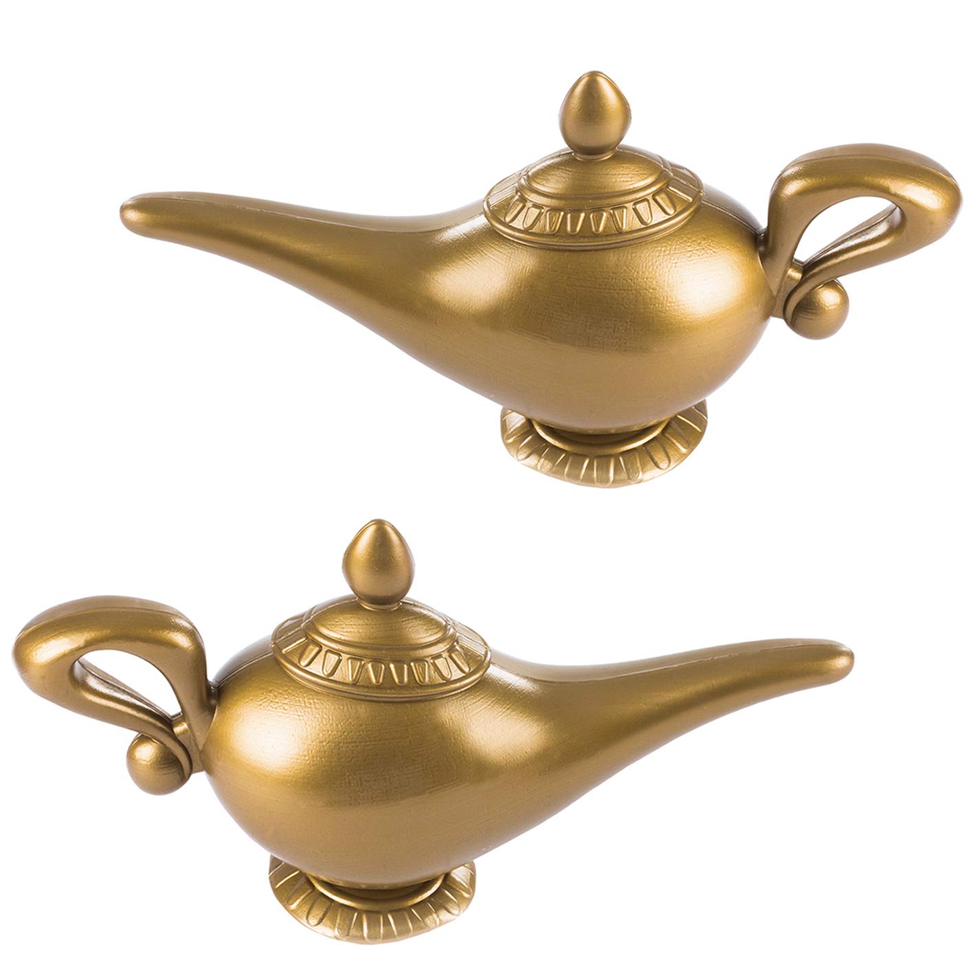 Photo 1 of (used) Tigerdoe Genie Lamp Prop- 2 Pack - Magic Lamp - Genie Costume Accessories