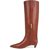 Franco Sarto womens Martin Pointed Toe Kitten Heel Tall Boot