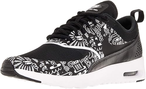 Amazon ナイキ エアマックス W Air Max Thea Print Black White ウィメンズスニーカー 011 並行輸入品 スニーカー