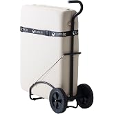 EARTHLITE Massage Table Traveler Cart - Sturdy Platform with Large Rubber Wheels &amp; Telescoping Handle / Fits Most Brands &amp; Sizes