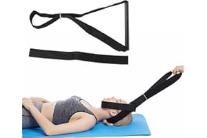 Mrisata Y Neck Strap Chiropractor Pull Device, Neck Stretcher Strap, Spine Chiropractic Decompression Tool with Chin Belt Cer