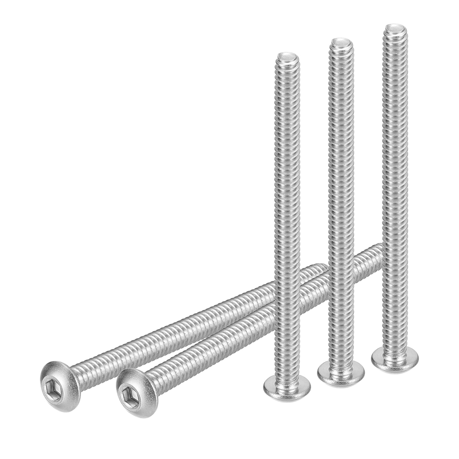 DTGN #10-32x1-3/4" Button Head Socket Cap Screws - 20Pack - Good for Machine - 304 Stainless Steel 18/8 - Hex Drive Full Thread UNC Fasteners