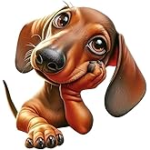Dachshund Vinyl Decal Stickers Waterproof Removable for Car Laptop Motorcycle and Wall Decor A-132