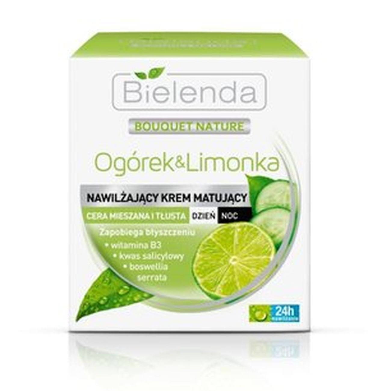 Bielenda Cucumber & Lime Mattifying Combination Oily Skin Cream Day/Night