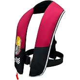 Automatic Inflatable Life Jackets for Women,Life Vest for Adults,Preserver PFD for Women,Supports Weight up to 330 pounds