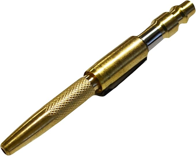 Adjustable Pocket Air Blow Gun 4 1/2" Solid Brass Tool