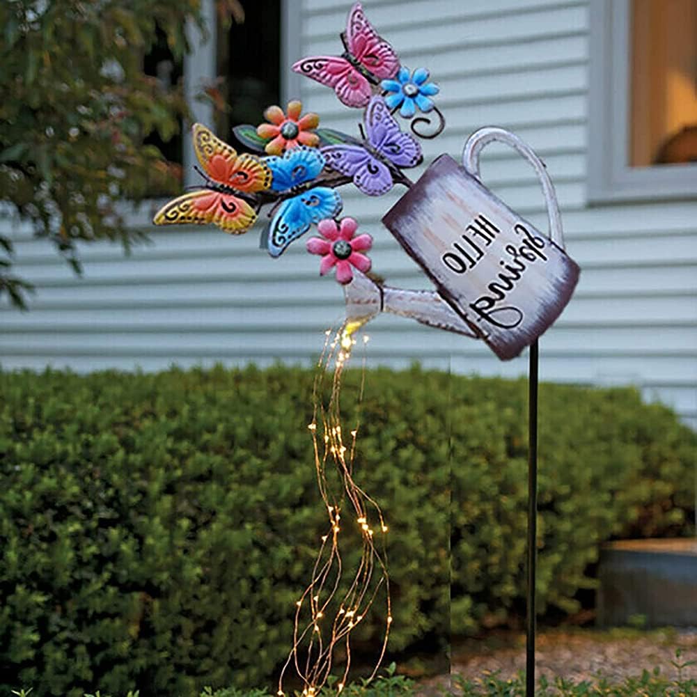 Watering Can LED String Light, Pouring Out Starry Light, Waterproof