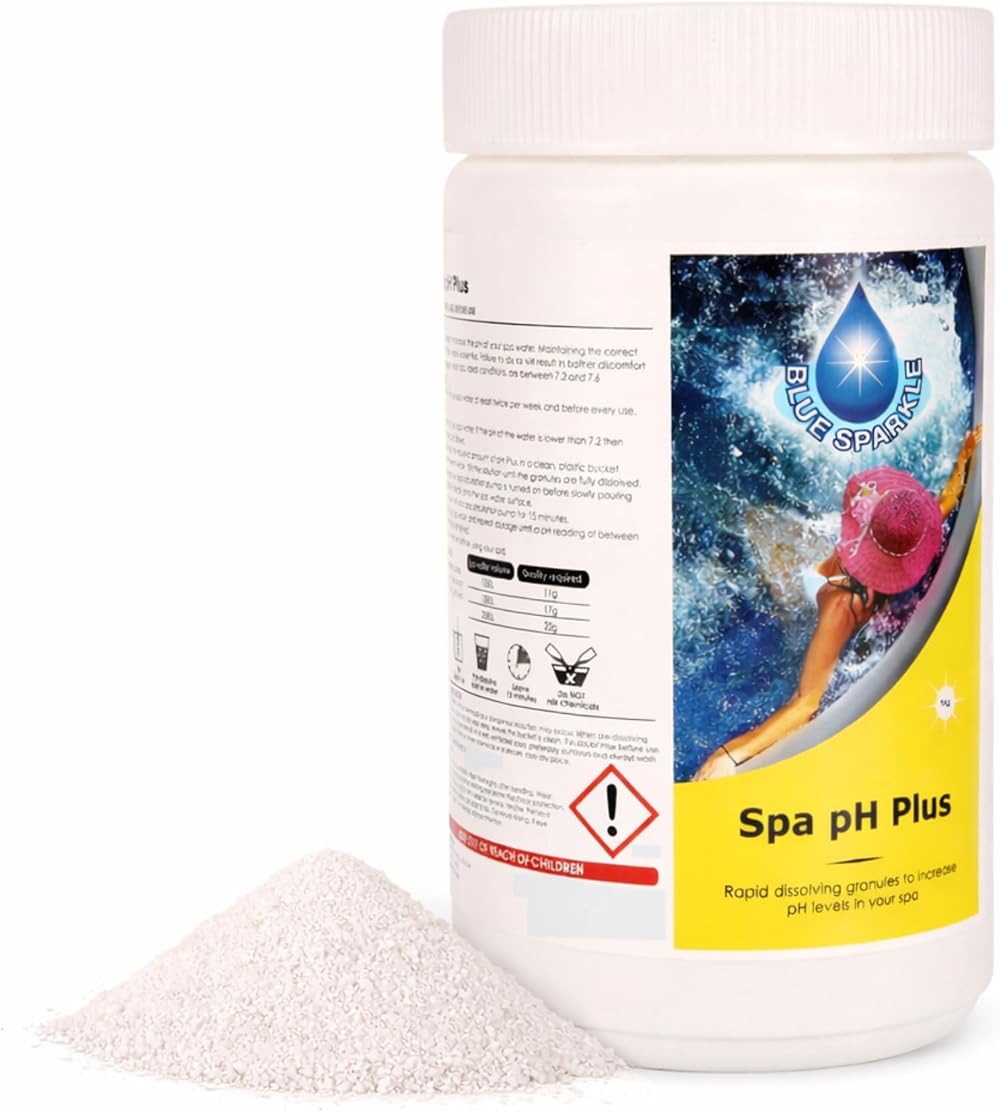 SHATCHI 1 kg pH Plus Granules for Pools & Spas - pH Level Up Booster