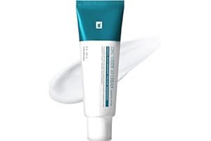 TOSOWOONG CICA Zinc Cream, 100,000ppm Zinc Oxide, Moisture Cream, Non-Comedogenic, Korean Skin care, 50g, 1.76 oz.