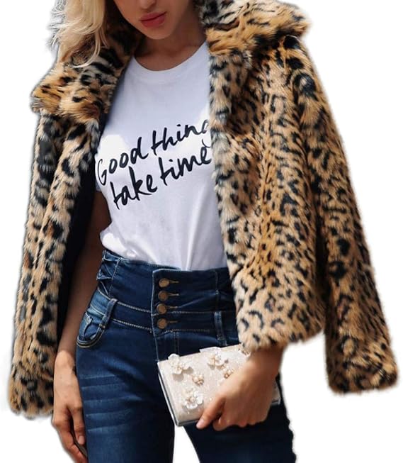 animal print parka