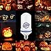 Led Flame Effect, True Fire Color Light Bulb, Flickering Candle Simulated Flickering Fire Atmosphere Decorative Lamps for Garden, Kitchen, Outdoors & Indoors