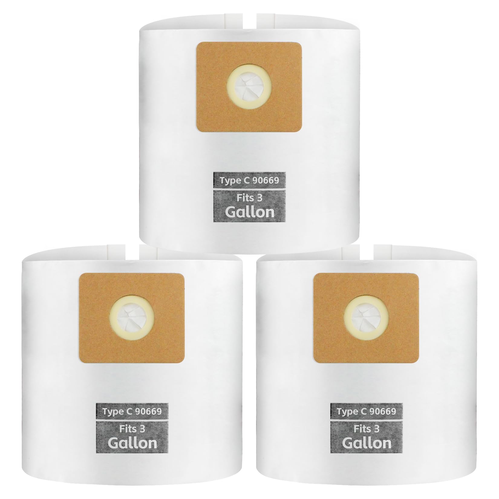 Photo 1 of 3 PCS Preferential Set 3 Gallon Vac bags, ALYYDBG Type C 90669 9066900 9066933 Disposable Collection Bags