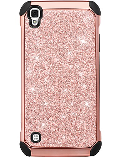 image for LG Tribute HD Case, LG X Style Case, LG Volt 3 Case,BENTOBEN Glitter B