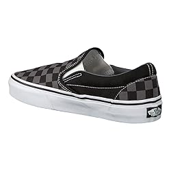 Vans Men's Trainers, Black Pewter Checkerboard, 6 us