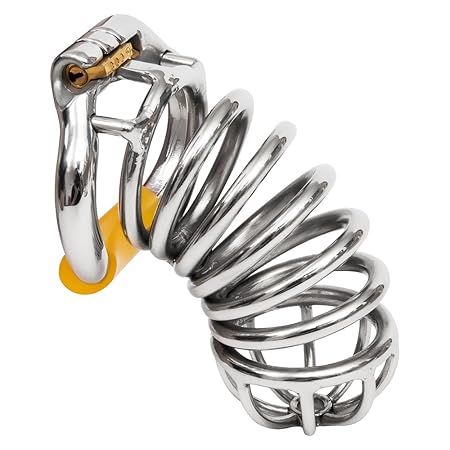 Happygo Edelstahl Männlich Groß Peniskäfig Keuschheitsgürtel für Männer Keuschheit ergonomisches design Cockringe Penisring H