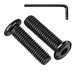 Krysay M8 x 25mm 30Pcs Flat Head Hex Socket Cap
