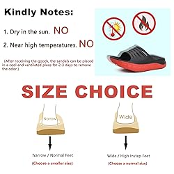 KuaiLu Mens Recovery Sandals Sport Comfort Cushion