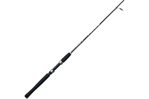 Zebco Rhino Tough Glowtip Spinning Fishing Rod, Foot Rod with Heavy Duty Guides, Medium-Light Power Fast Action, EVA Foam Handle