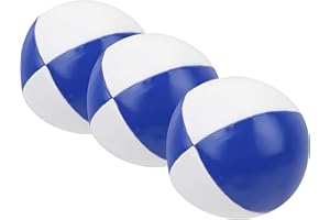 Professional 3Pcs PU Leather Juggling Balls - Soft 2.5inch Practice Balls for Beginners & Performers, Indoor Leisure Exercise