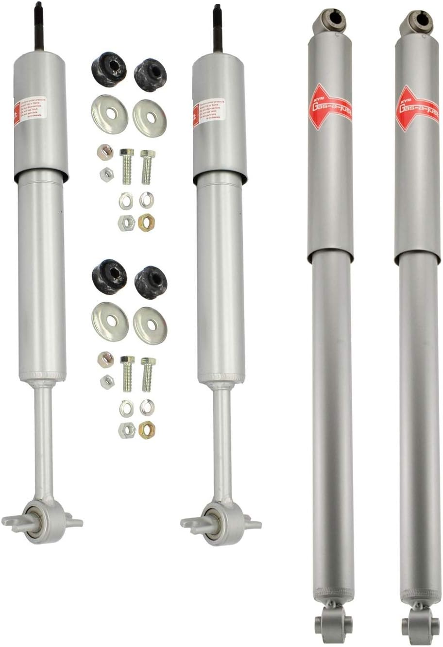 air shocks ford ranger on Amazon Com New Front Rear Monotube Shock Absorbers Kit Kyb Gas A Just For Ford Ranger 4wd Automotive