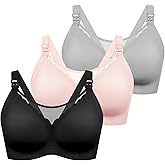 MomWills Nursing Bras for Breastfeeding Comfort Maternity Bras Natural Pregnancy Bras for Women