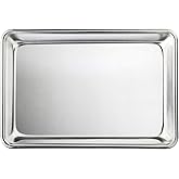 New Star Foodservice Commercial-Grade 18-Gauge Aluminum Sheet Pan/Bun Pan (9 2/3 W x6 2/3 L x1 H (1/8 size))