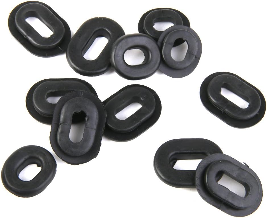 Sourcing Map Batterie Abdeckung Pufferring Schwarz - Gummi Dämpfung Für CG125 Motorrad