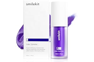 TPTAL Purple Toothpaste for Teeth Whitening,Whitener Teeth Color Corrector,Purple Teeth Whitening Toothpaste,Teeth Whitening Booster - Reduce Yellowing & Tooth Stain Removal (1 PC)