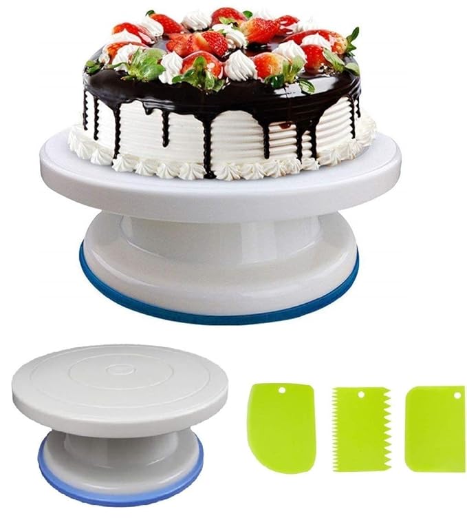 Buy MobiCover Revolving Cake Decorating Turntable, 360° Round Rotate