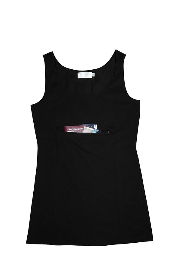 Clever Travel Companion Unisex Tank top with secret pocket