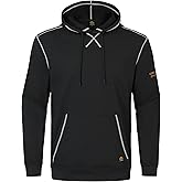 WORKWEYA FR Hoodies for Men 7.5oz Cotton Flame Resistant Pullover Sweatshirt NFPA2112 Hooded Shirt