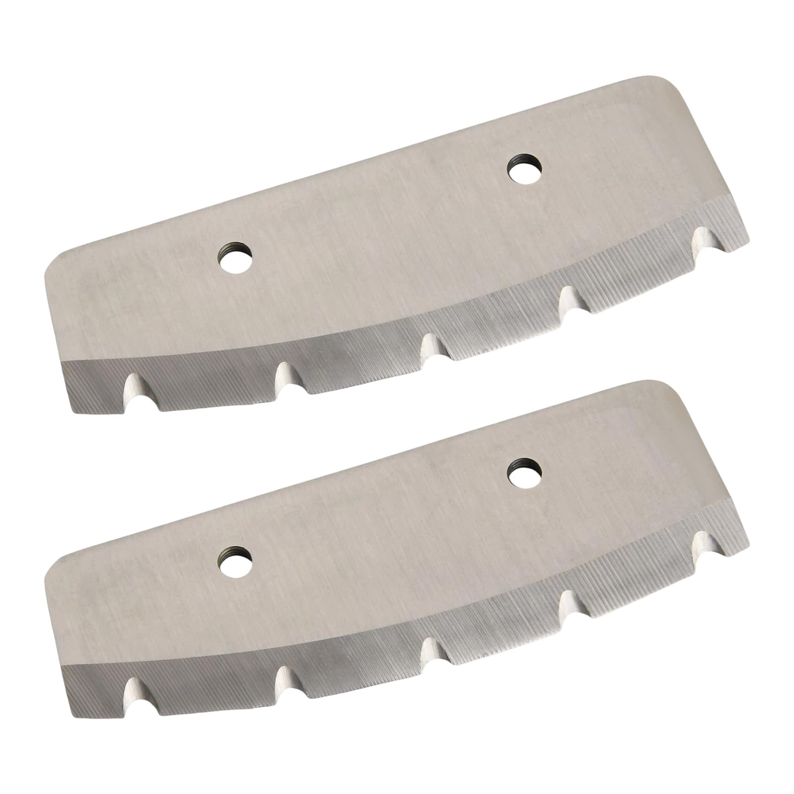 Photo 1 of 2Pcs 8 Inch 28340 Ice Auger Blades Fit For Eskimo And Rocket Augers, Fit For Strikemaster, Hand Auger Ice Fishing Blades Replacement For Electric Ice Drill 8 Inch