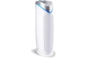 GermGuardian Air Purifier with HEPA 13 Filter, Removes 99.97% of Pollutants, Covers Large Room up to 743 Sq. Foot Room in 1 Hr, UV-C Light Helps Reduce Germs, Zero Ozone Verified, 22”, White, AC4825W