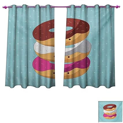 Amazon Com Mannwarehouse Anime Window Curtain Drape Kawaii
