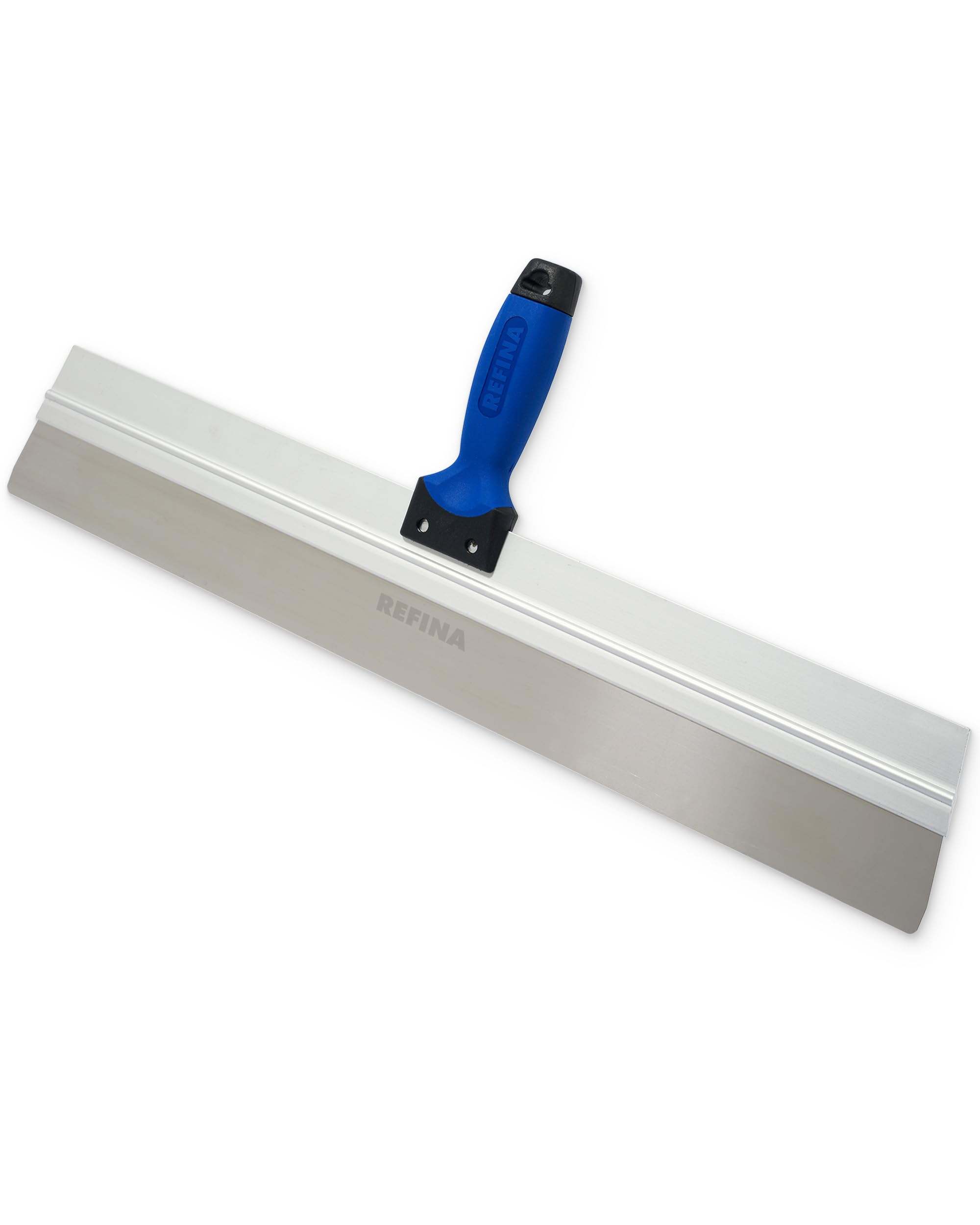 REFINA Skimming Spatula for Plasters, Renders, & Compounds - 24" (600mm) Plastering Spatula w/ 0.5mm Stainless Steel Skimming Blade & Ergonomic ‘T’ Handle - Levelling & Plastering Tools