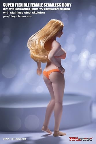 HiPlay Figura femminile in scala 1/6, 30,5 cm, costume fatto a mano, vestito per Phicen, TBLeague JIAOU Action Figure CM122 (rosso