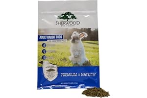 Sherwood Pet Health Adult Rabbit Food Timothy Hay Free-Choice 10lbs Hay-Based, Grain and Soy-Free for Better Digestion