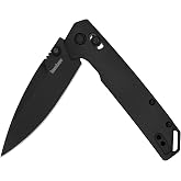 Kershaw Iridium Reverse Tanto Folding Pocket Knife, Sleek 3.4 inch D2 Steel Blade, DuraLock Locking Mechanism, Aluminum Handle, Designed in the USA