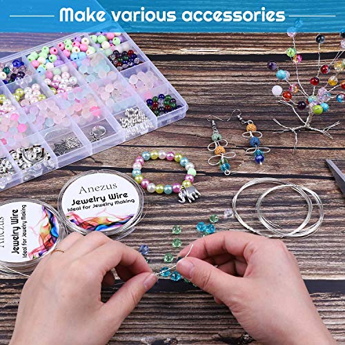 image for 24 Gauge Wire for Jewelry Making, Anezus 115 Feet Jewelry Craft Wire T